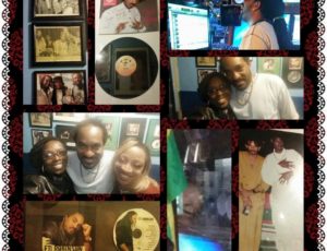 Reggae Legend Ed Robinson and Author Natalie Johnson During Studio Interview